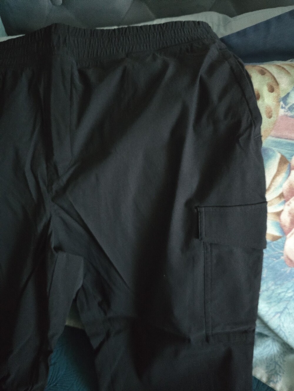 Mondetta Black Cargo Pants with Side Pockets XXL